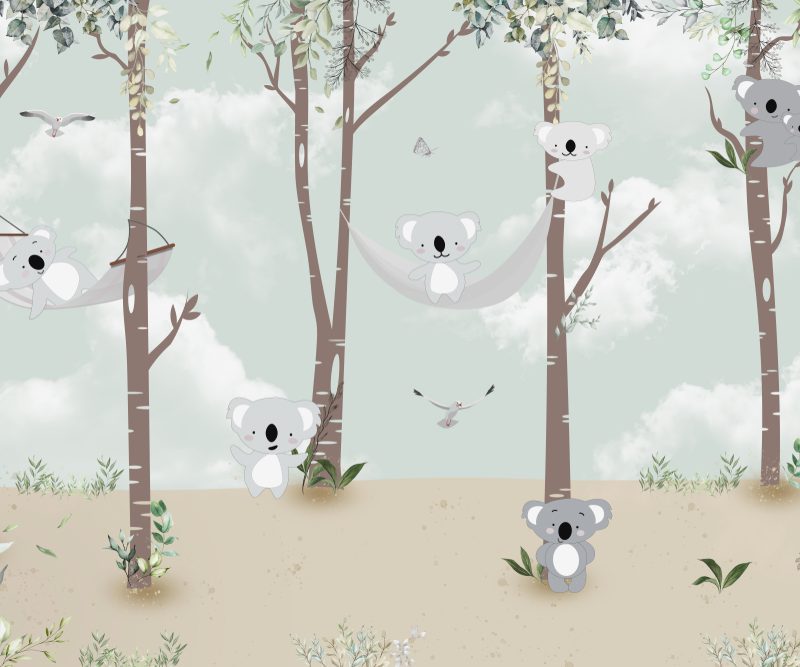 Cute,Koalas,Playing,In,The,Jungle