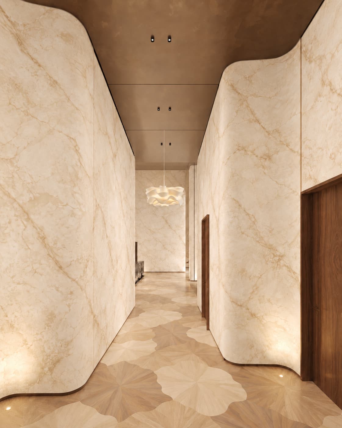 Aurelia Marble Hotel corridor