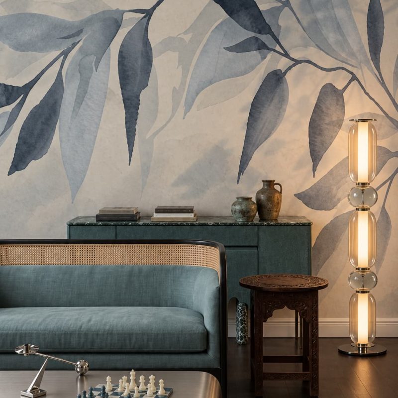 Silken Azure living room