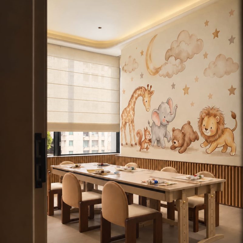 Crescent Dreams and Forest Follics dining room