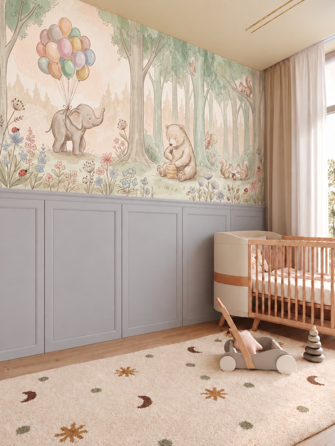 Dream Grove Pastel Nursery room