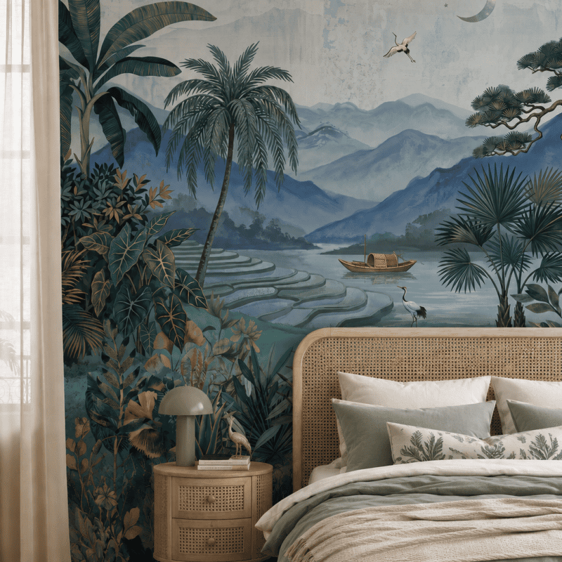 Indigo Mountain Dusk bedroom