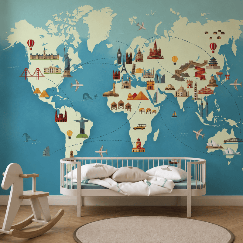 The Map to Home kids bedroom