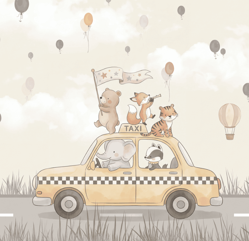 Beep Beep Zoo's Here Custom Wallpaper