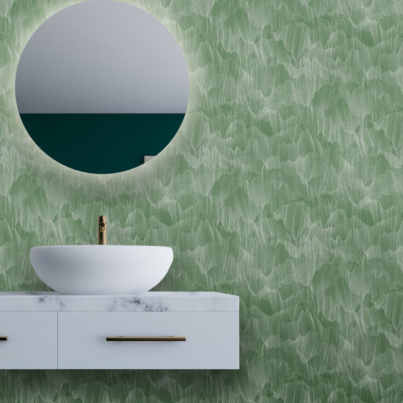 Elegant,White,Sink,Standing,On,A,White,Shelf.,A,Round