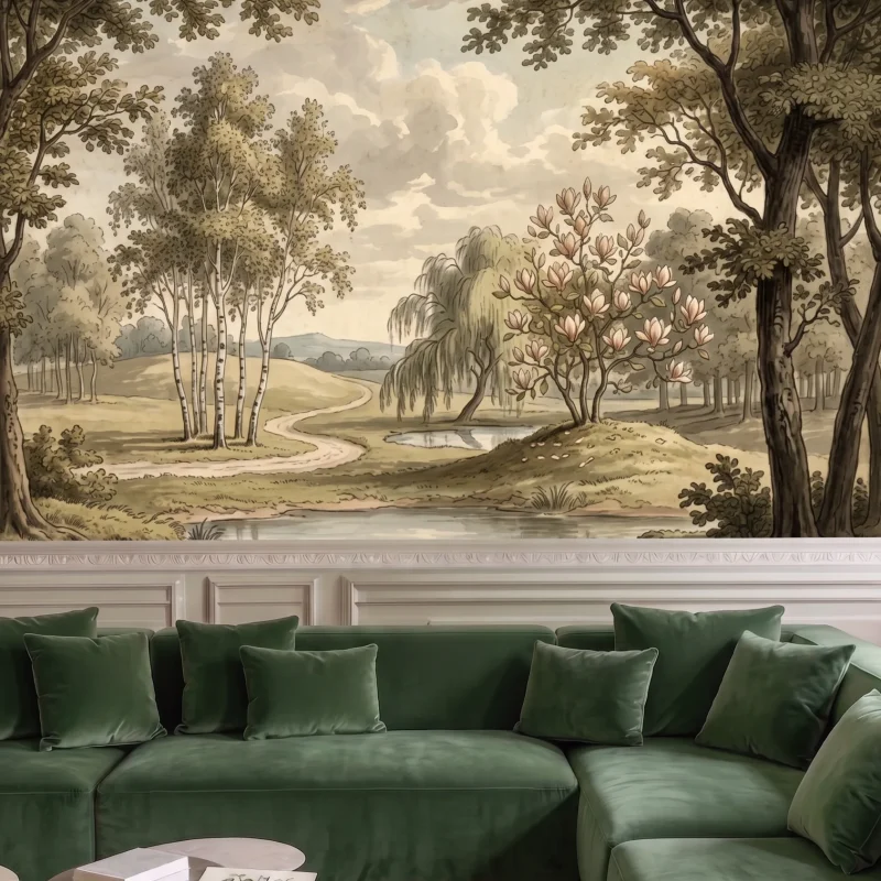 Birch and Bloom living room