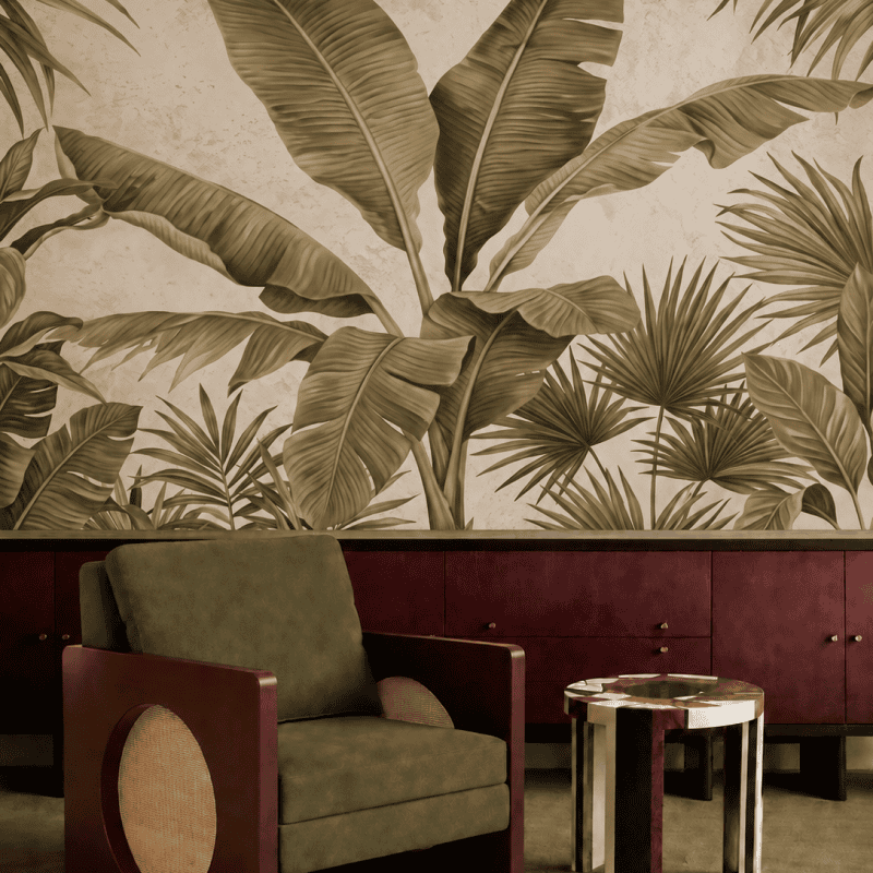 Botanical Grandeur living room