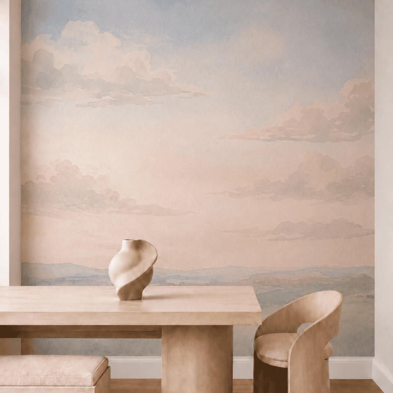 Quiet canopy dining room