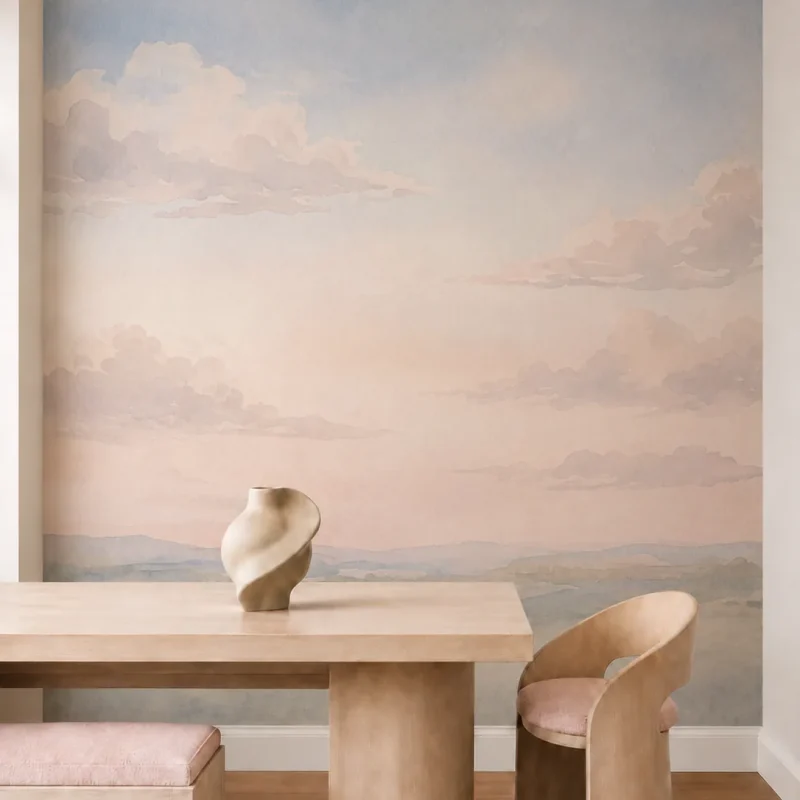 Quiet canopy dining room
