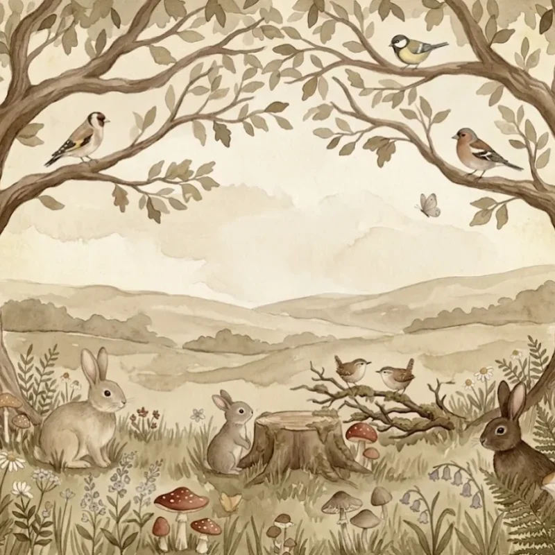 Hoppy Haven Sepia