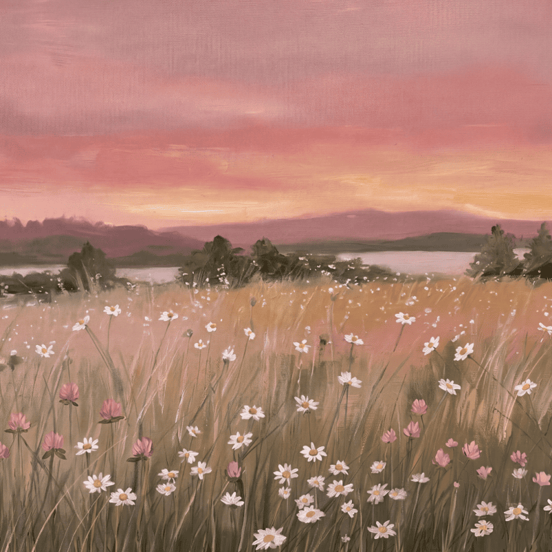 Dreamy Pink Sunset