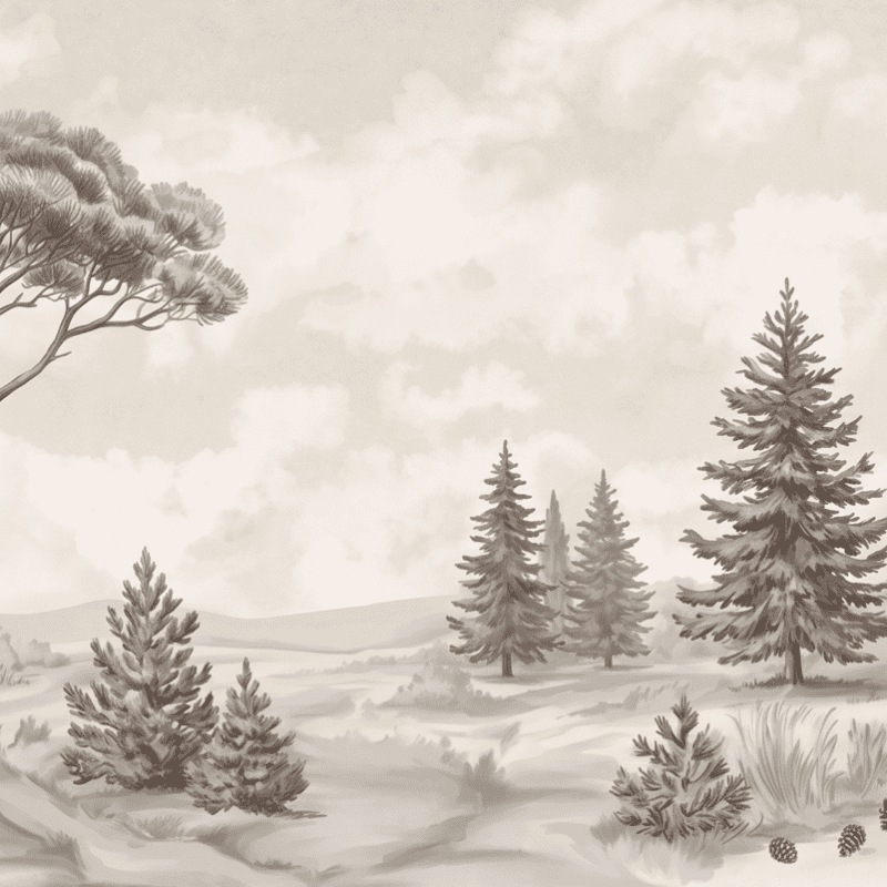 Etching Pines