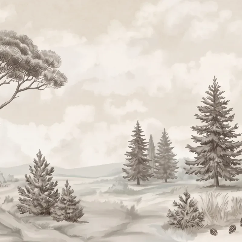 Etching Pines