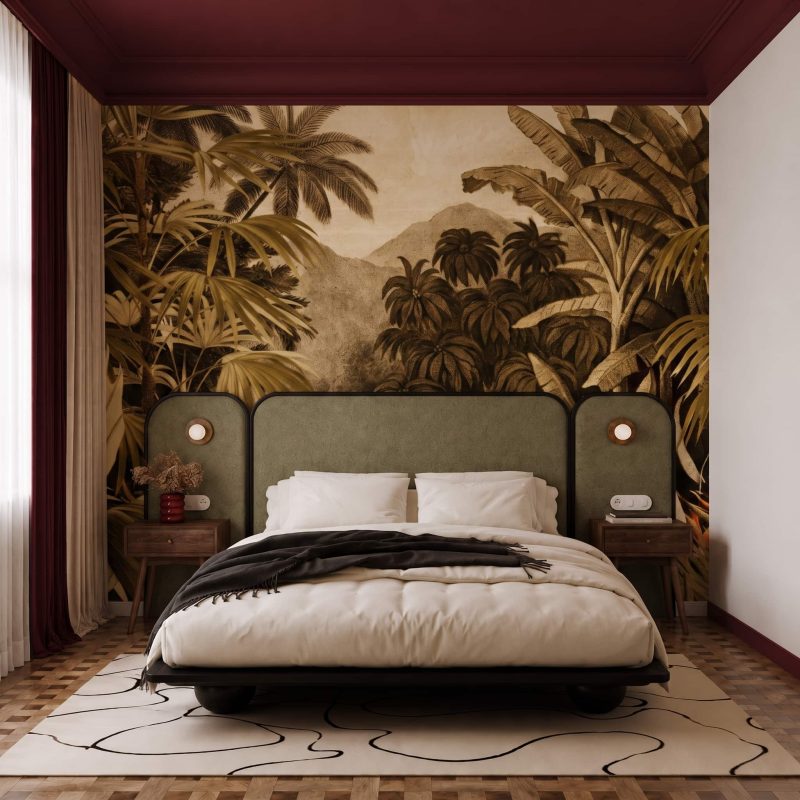 Woodland reverie dusk bedroom