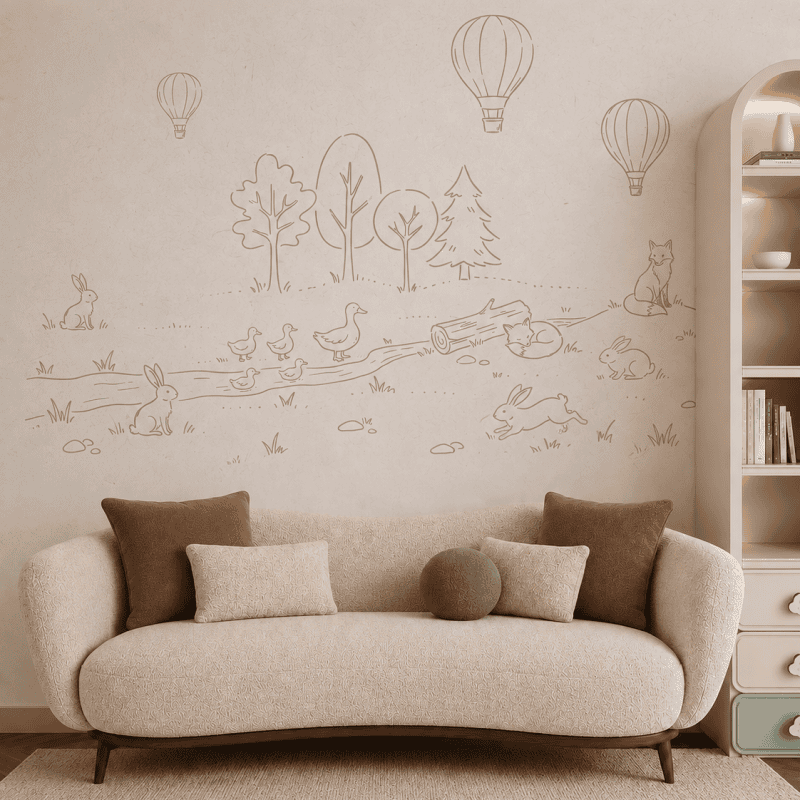 Animal Wonderland kids room 2