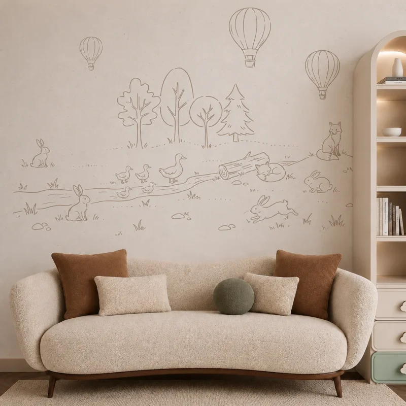 Animal Wonderland kids room 2