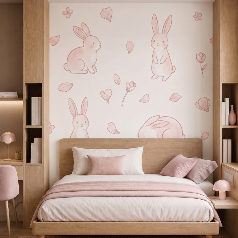 Blush Bunny Haven bedroom 2