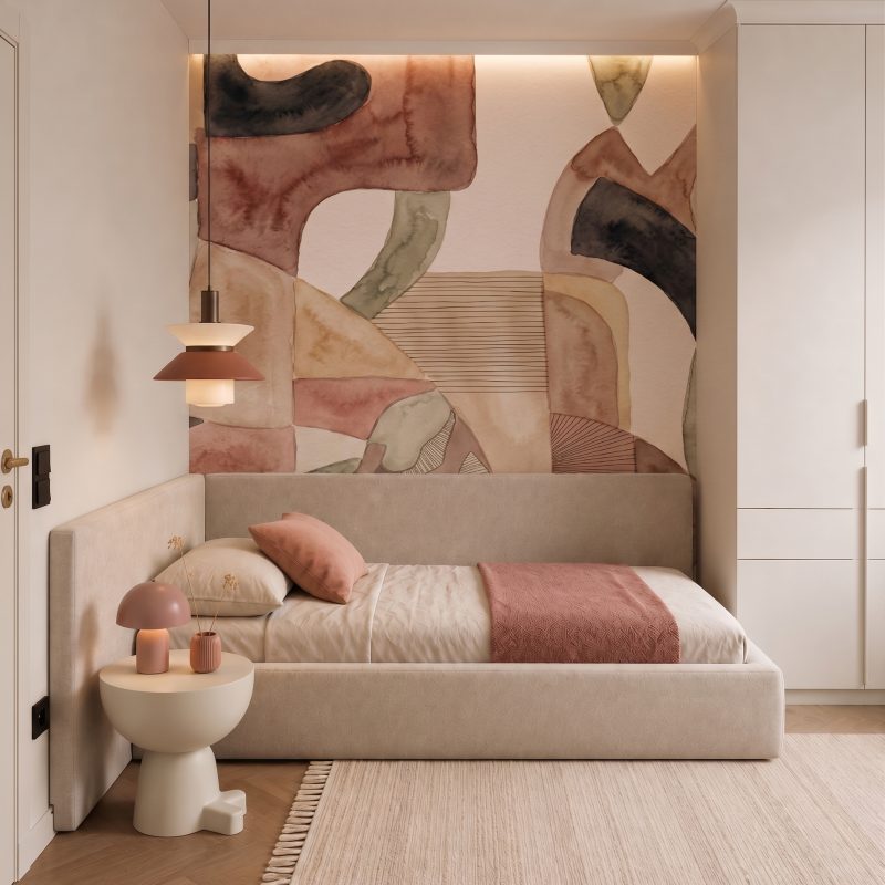 Clay Strata bedroom