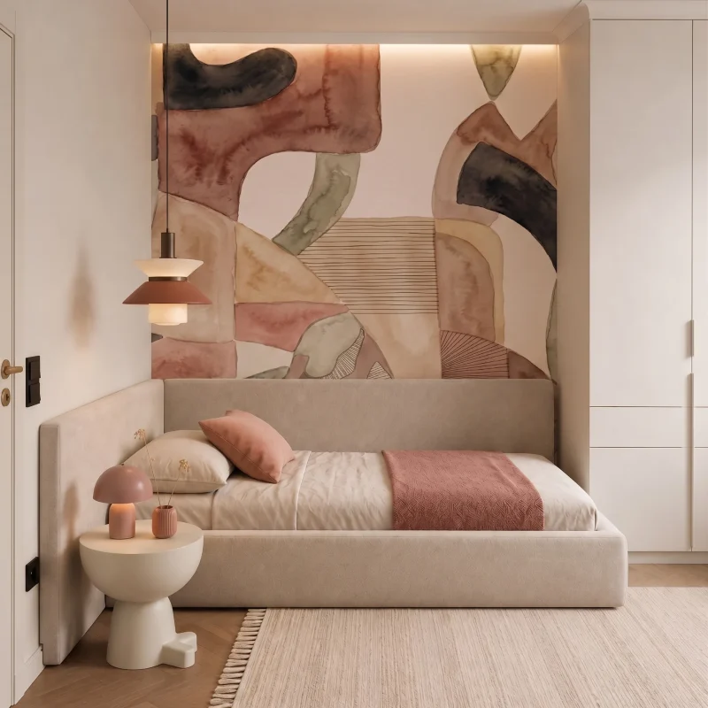 Clay Strata bedroom