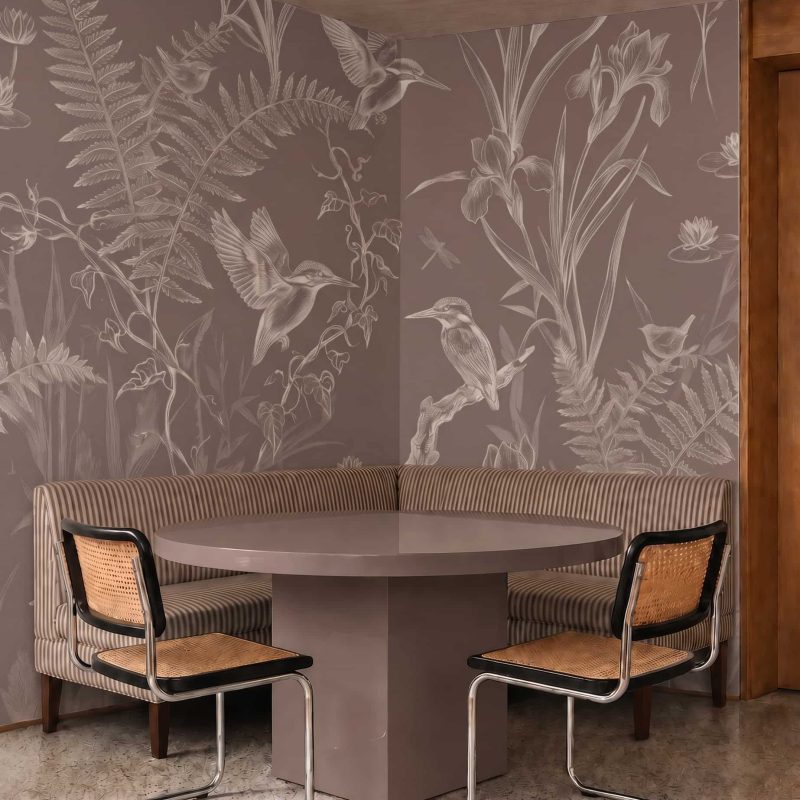 Gilded Kingfisher & fern dawn dining (1)