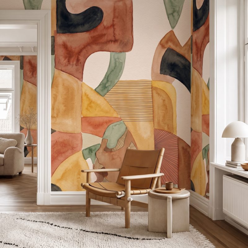 Ocher Strata living room