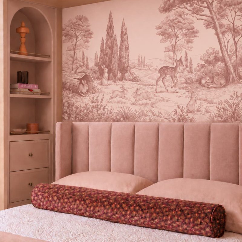 Rosy Woodland girl's room