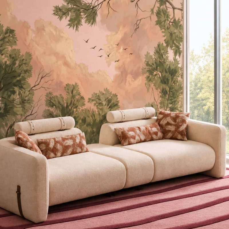 Coral Gaze living room