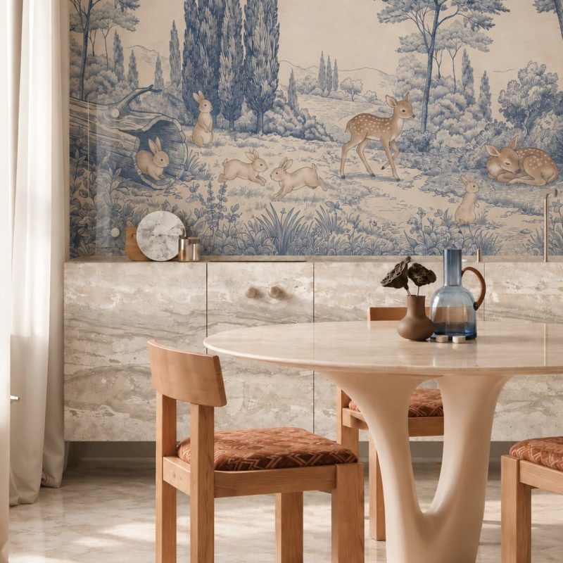 Delft Woodland Dining room