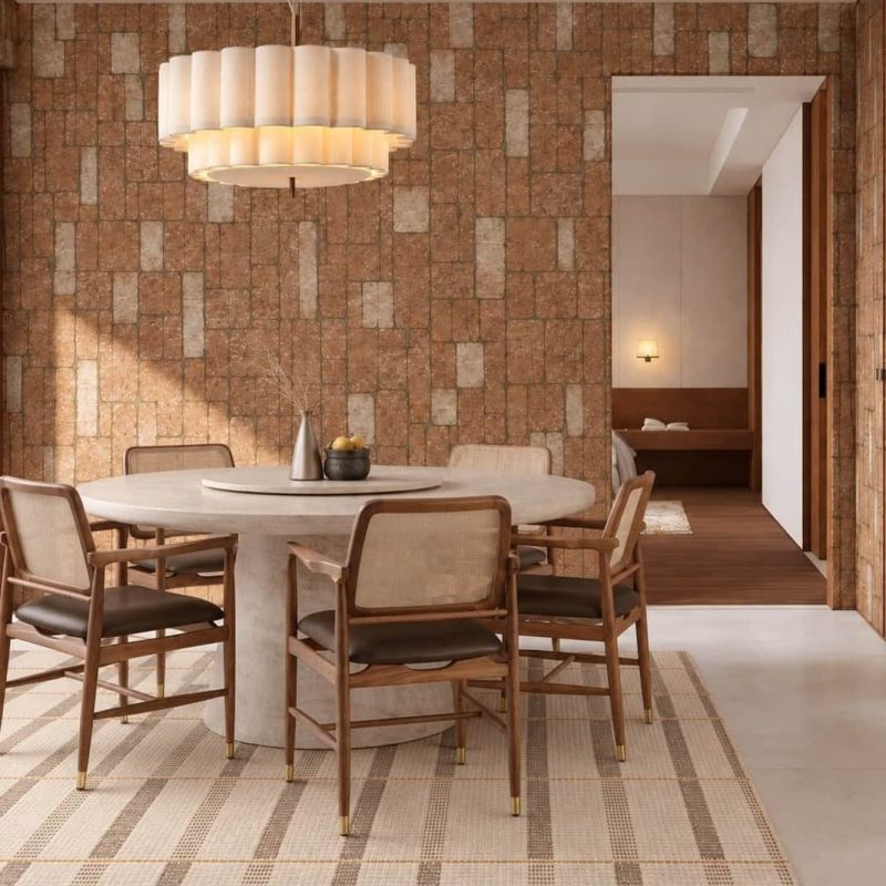 Earthen Soft dining room