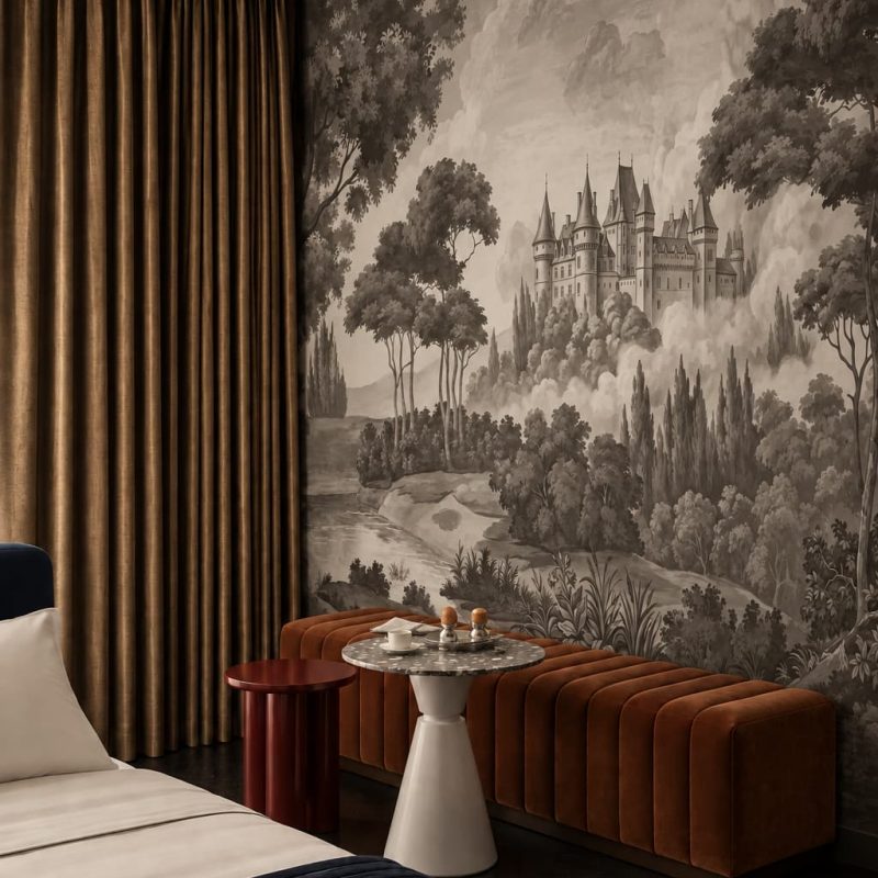 Ethereal Forest Chateau bedroom