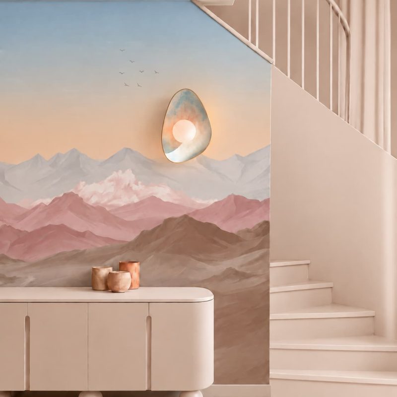 Painted peaks foyer