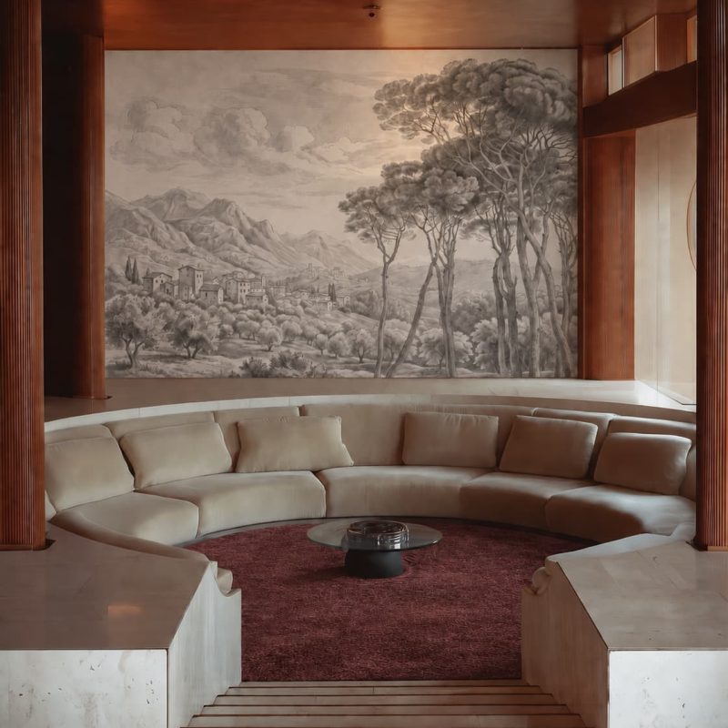 Tierra Amanecer Monochrome Entertainment room
