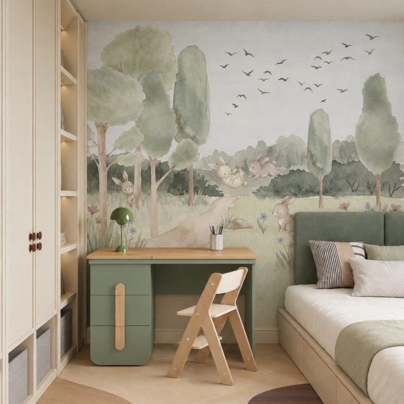 Whispering Aster Burrow kids room