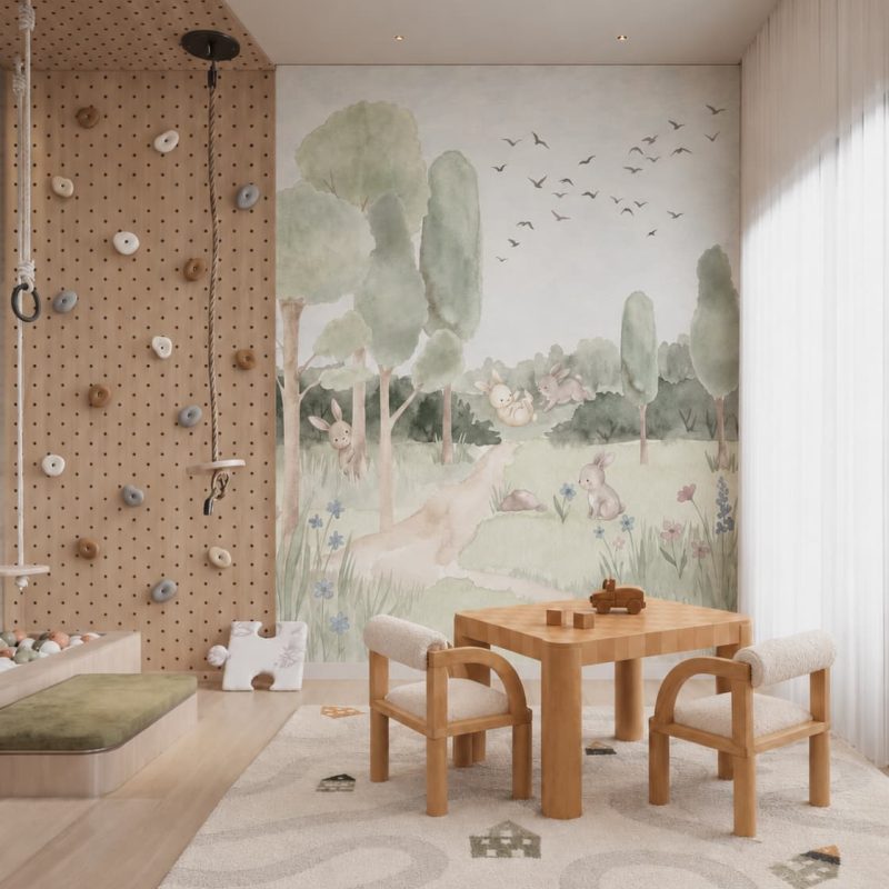 Whispering Aster Burrow play room